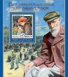 2016 Djibouti - Pierre-Auguste Renoir. Michel: 1168 / Bl.270. Scott: 1004