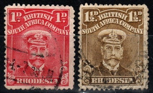 Rhodesia #120-21 F-VF Used CV $6.50 (X5608)