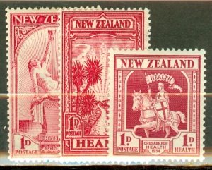 IG: New Zealand B5-7 mint CV $50