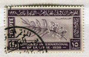 EGYPT; 1938 Leprosy Research issue fine used 15m. value SP-572499