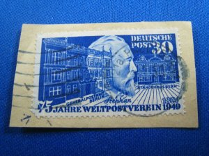 GERMANY 1949 - SCOTT # 669 UPU 75th ANNIVERSARY  USED     (g1)