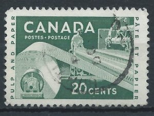 Canada 1956 - Pulp and Paper Industry - SG488 used