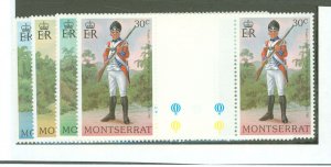 Montserrat #393-6  Single (Complete Set)