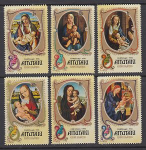 Aitutaki 104-109 Christmas MNH VF