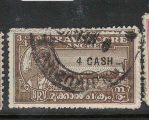 India Travancore SG 74 VFU (4dwq)