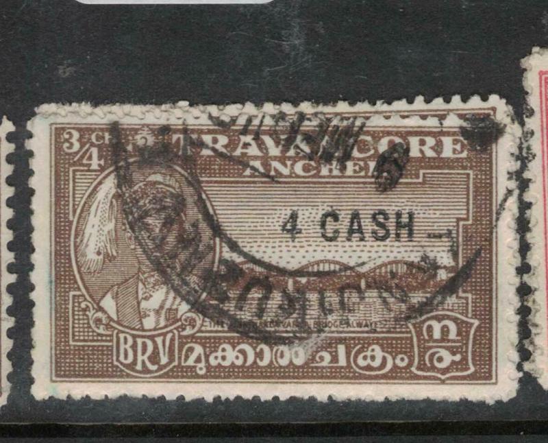 India Travancore SG 74 VFU (4dwq)