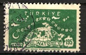 Turkey 1959: Sc. # 1437; Used Single Stamp