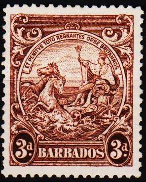 Barbados. 1938 3d S.G.252b Fine Used