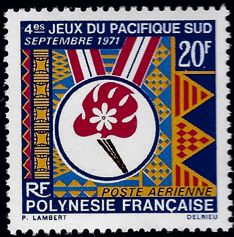 French Polynesia Sc C68 MNH VF SCV$8...French Colonies are Hot!