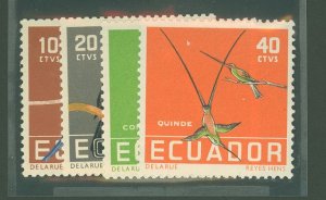 Ecuador #634-637  Single (Complete Set)