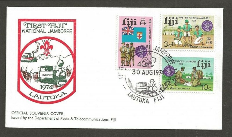 1974 Fiji Boy Scouts First National Jamboree FDC Suva