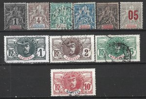 COLLECTION LOT 15880 SENEGAL 10 MH/USED STAMPS 1892+ CV+$23