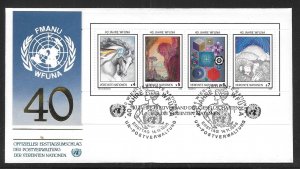 UN Vienna  66 40th WFUNA FDC Geneva Cachet