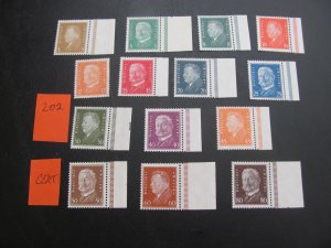 Germany 1928 MNH CERTIFICATE SCHLEGEL MI. 410-422 SET  SUPERB 1100 EUROS  (202)