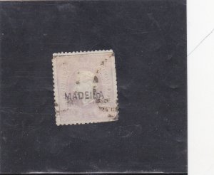 MADEIRA D. LUIS I 240 R. (1871-76)    TOP VALUE  used