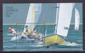 LI01 Portugal 1988 Olympic Games - Seoul, South Korea Mini Sheet