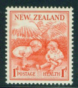 New Zealand Scott B13, 1938 Children at play stamp MH*