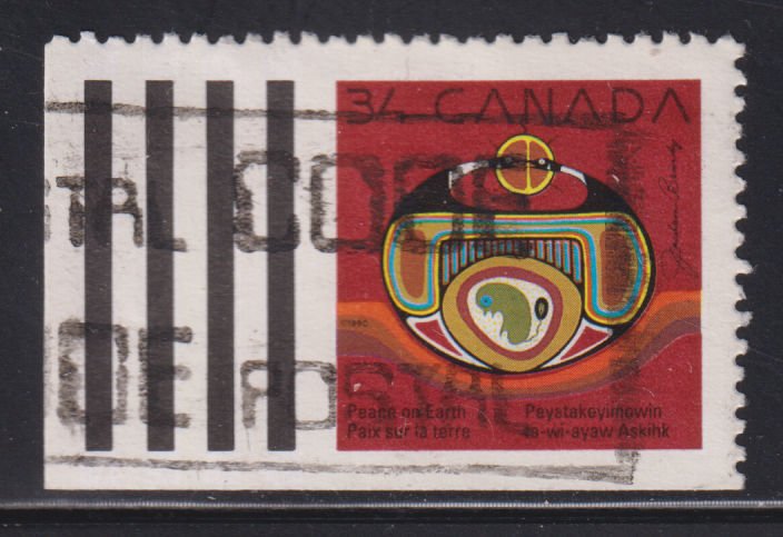 Canada 1297 Rebirth 34¢ 1990