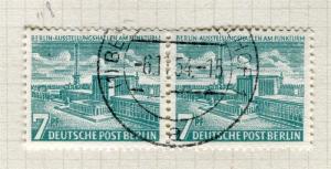 GERMANY; WEST BERLIN 1954 early Memorial Library issue fine used set