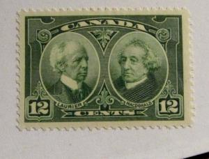 CANADA  Scott #147* mint hinged stamp,  fine - very fine + 102 card 