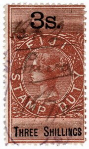 (I.B) Fiji Revenue : Stamp Duty 3/-