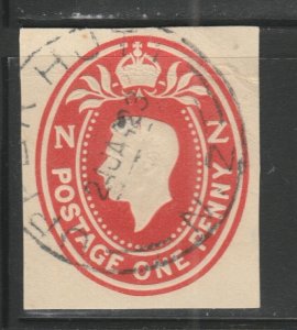 NEW ZEALAND Postal Stationery Cut Out A17P20F21398-