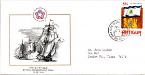 Antigua, Worldwide First Day Cover, Americana