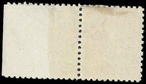 # 530a Mint Hinged Double Impression Purple George Washington