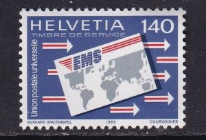 Switzerland for UPU   #9O15  MNH 1973 express mail 140c