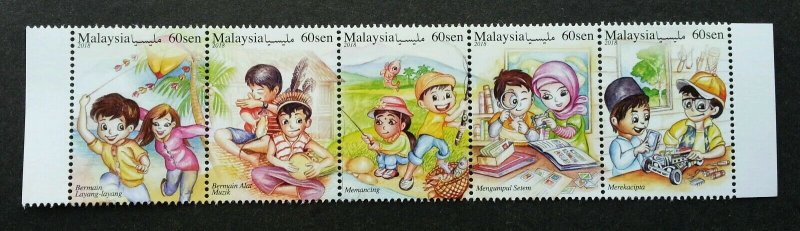 Malaysia Stamp Week Lifestyles II 2018 Music (setenant sheetlet) MNH *unissued