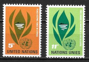 United Nations 139-40 Cyprus Peace-keeping set MNH