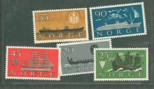 Norway #382-386  Single (Complete Set)