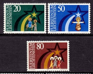Liechtenstein 1983 Christmas Complete Mint MNH Set SC 769-771