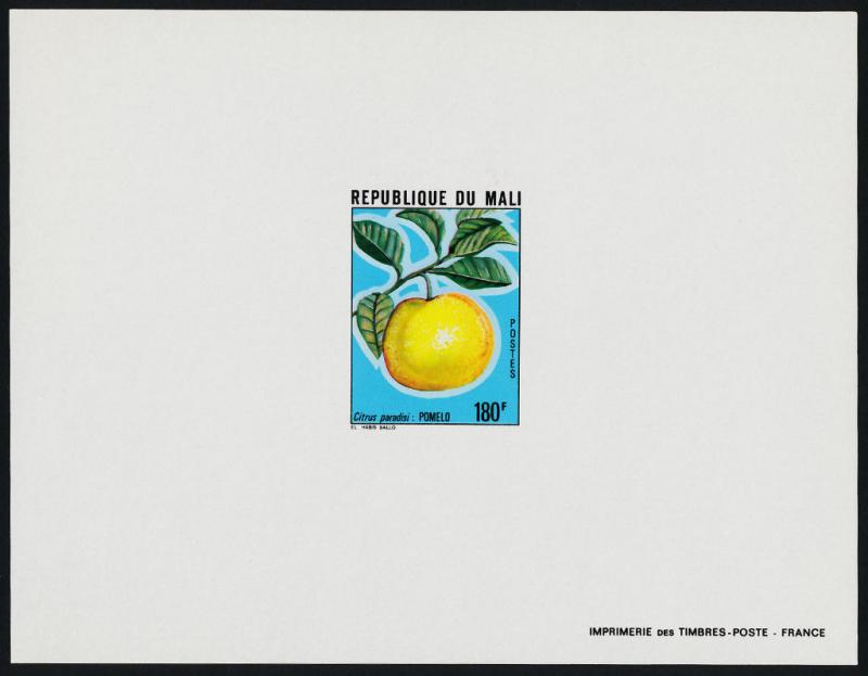 Mali 378-82 Deluxe Sheets MNH Fruit