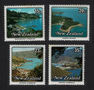 New Zealand Small Harbours 4v 1979 MNH SG#1192-1195