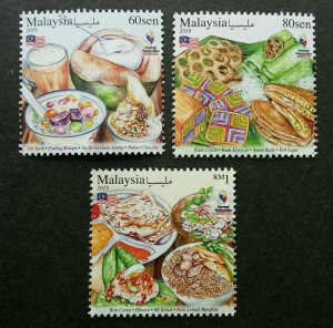 *FREE SHIP Malaysia Day Our Food 2019 Cuisine Fruit Cake Dessert Dish (stamp MNH