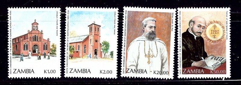 Zambia 553-56 MNH 1991 set    (ap1086)