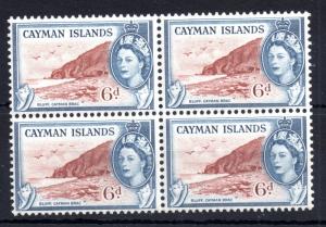 Cayman Islands 1953 6d mint MNH block SG156 WS8186