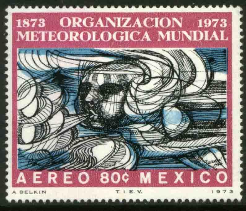 MEXICO C415 Centenary of Int Meteorological Organization MINT, NH. VF.