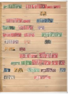 US COLLECTION ON STOCK SHEET