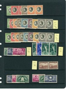 SOUTH AFRICA; 1938-40s early GVI issues useful small Mint STOCK LOT