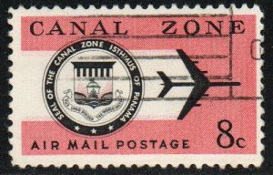 Canal Zone Sc #C43 Used