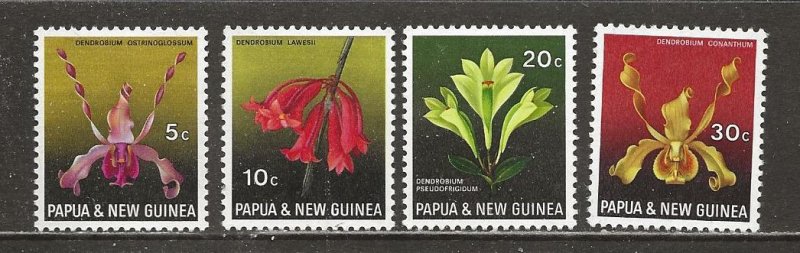 Papua New Guinea Scott catalog # 287-290 Unused Hinged