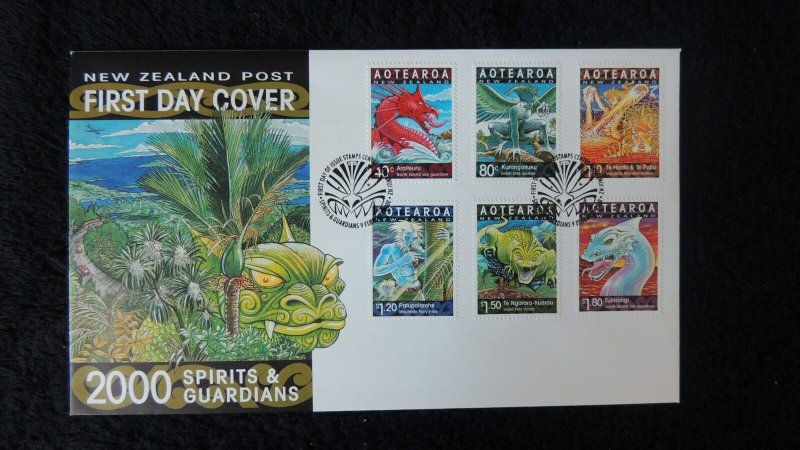 New Zealand 2000 FDC myths legends spirits and guardians fairy tales