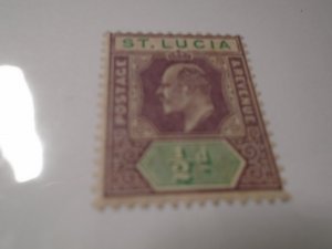 St Lucia  #  50  MH