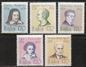 Italy Sc #1361-1365 MNH