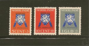 Netherlands Indies SC#B49-B51 Set of 3 Mint Hinged