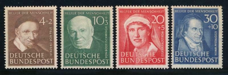 GERMANY B320-B323 MINT NEVER HINGED (MNH) (B322 LH)