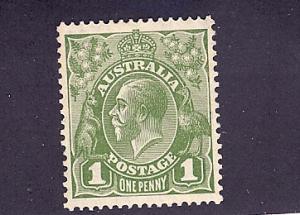 Australia, 67a, King George V Single,**Hinged**