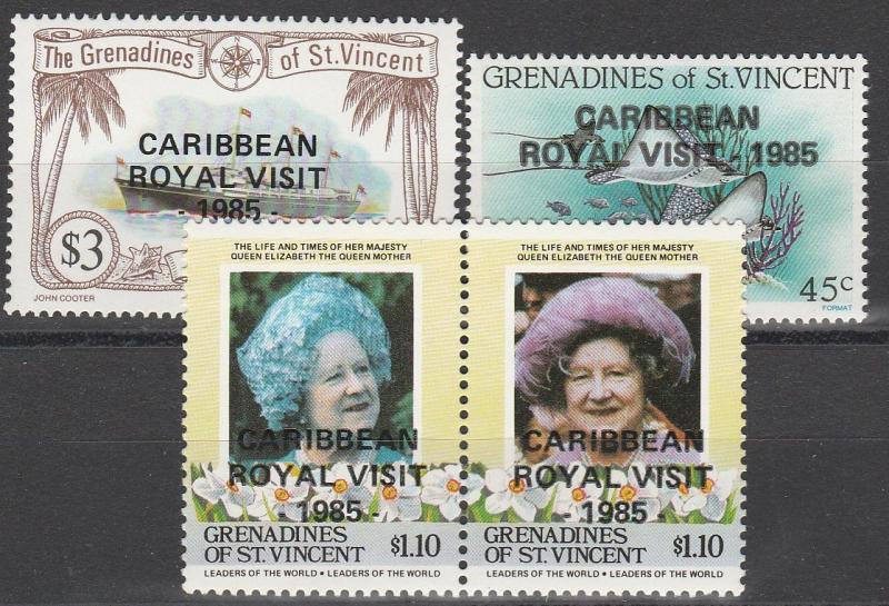 St Vincent Grenadines #504, 506, 509  MNH  CV $8.45 (A2969)